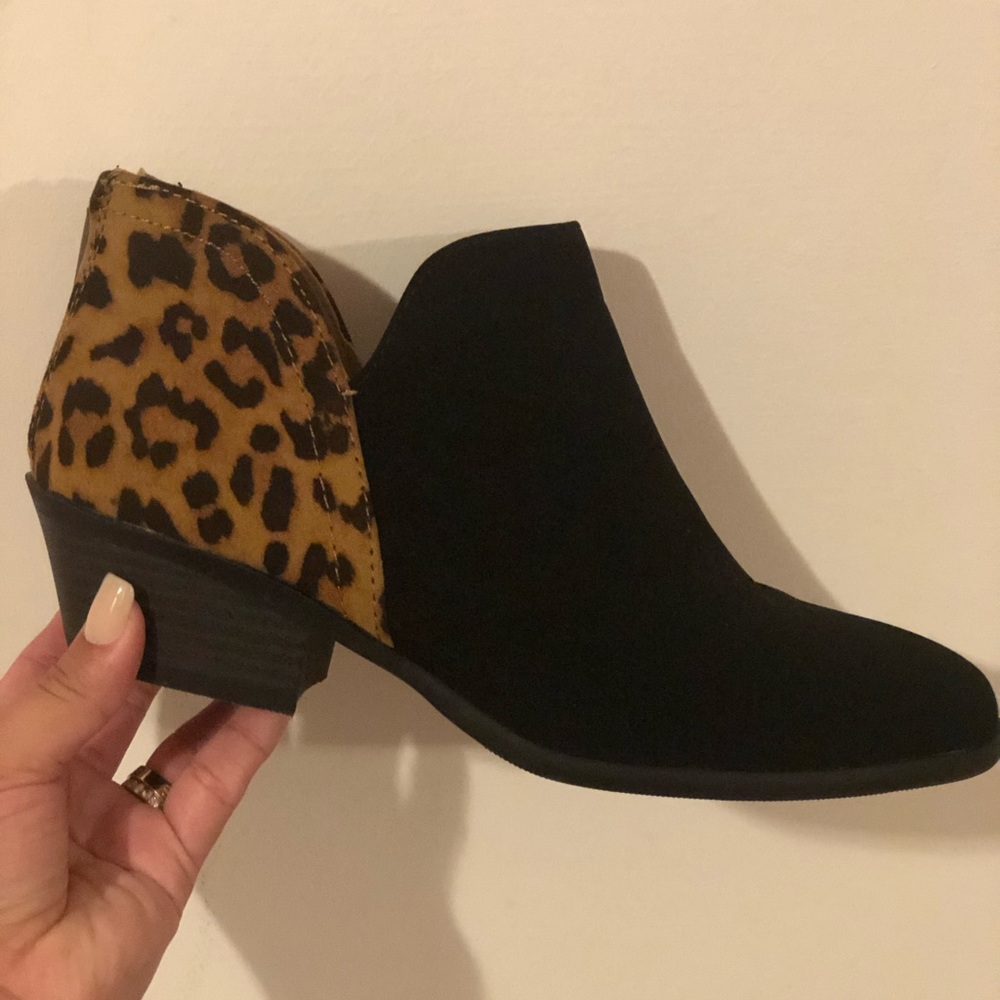 Cheetah print boots